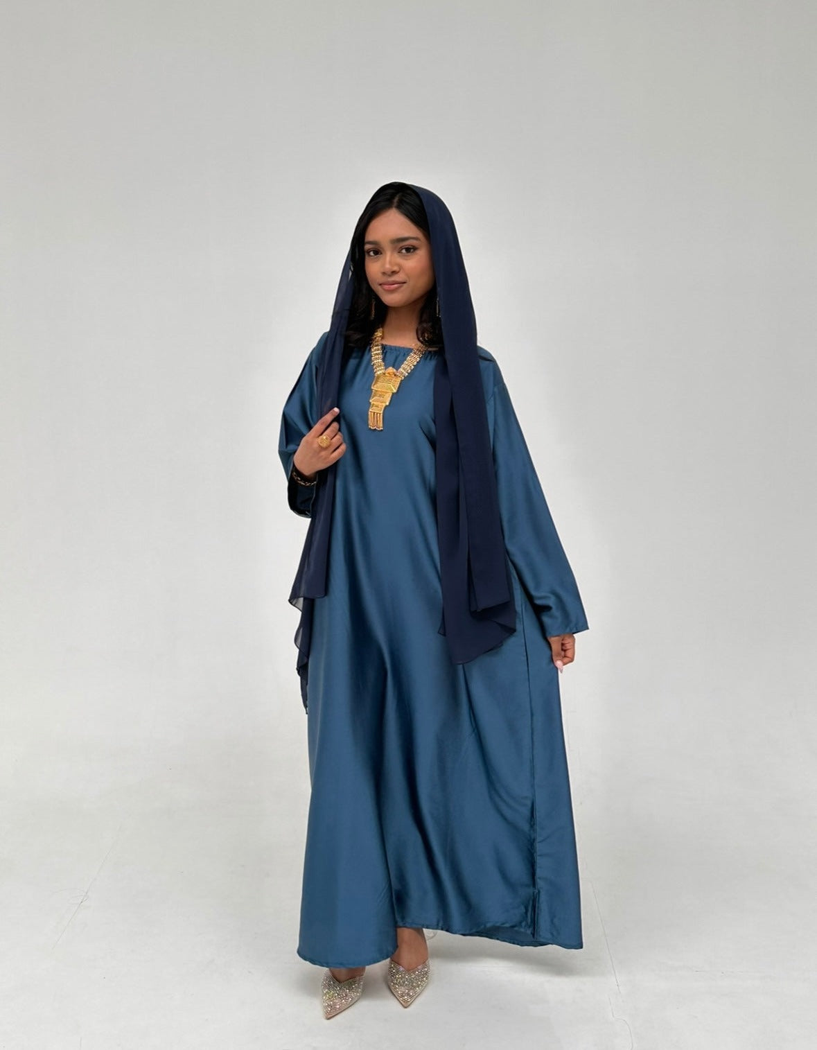Sahar Dress - Crystal Teal