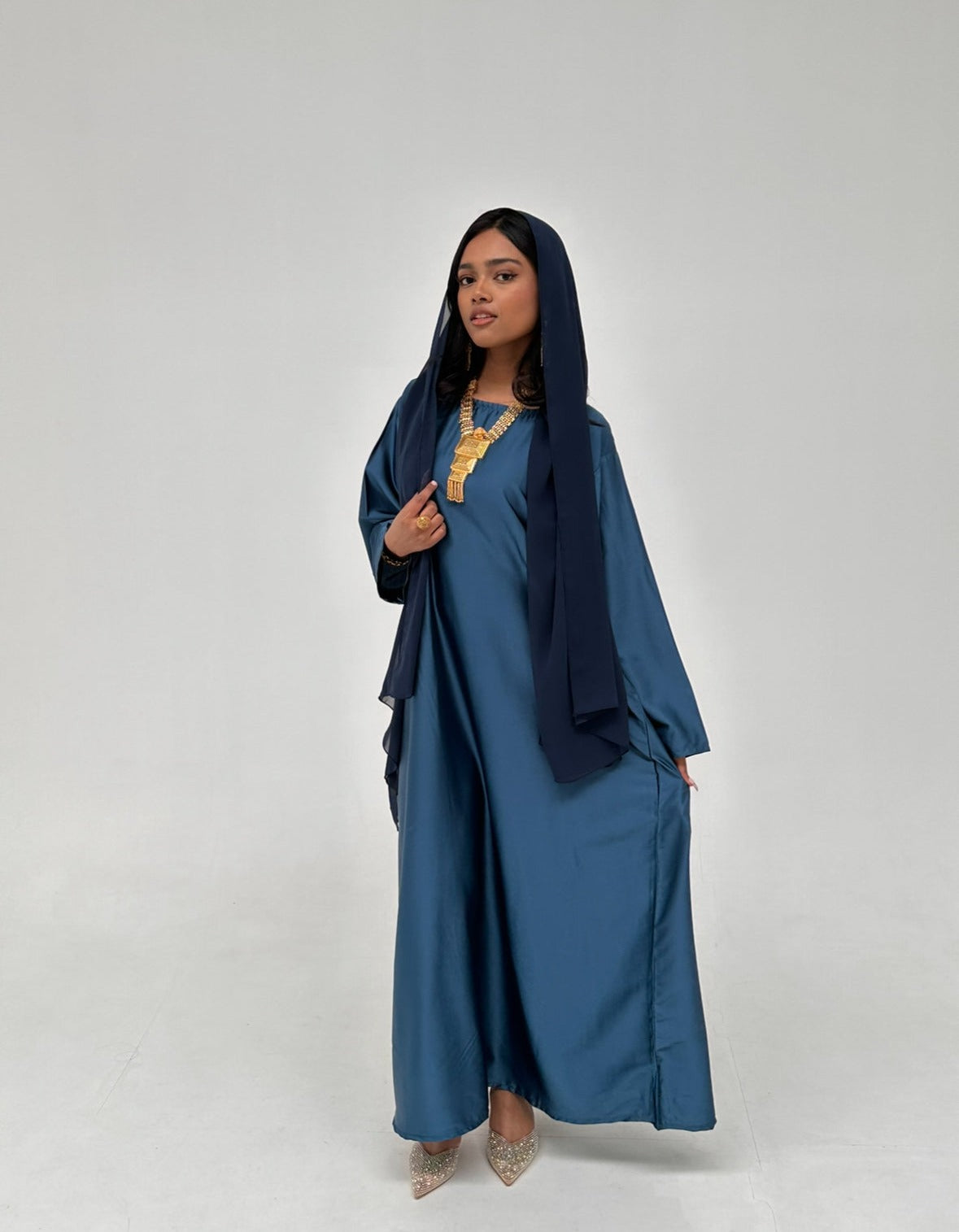 Sahar Dress - Crystal Teal