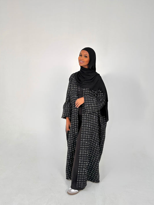 Karima Abaya Coat - Black