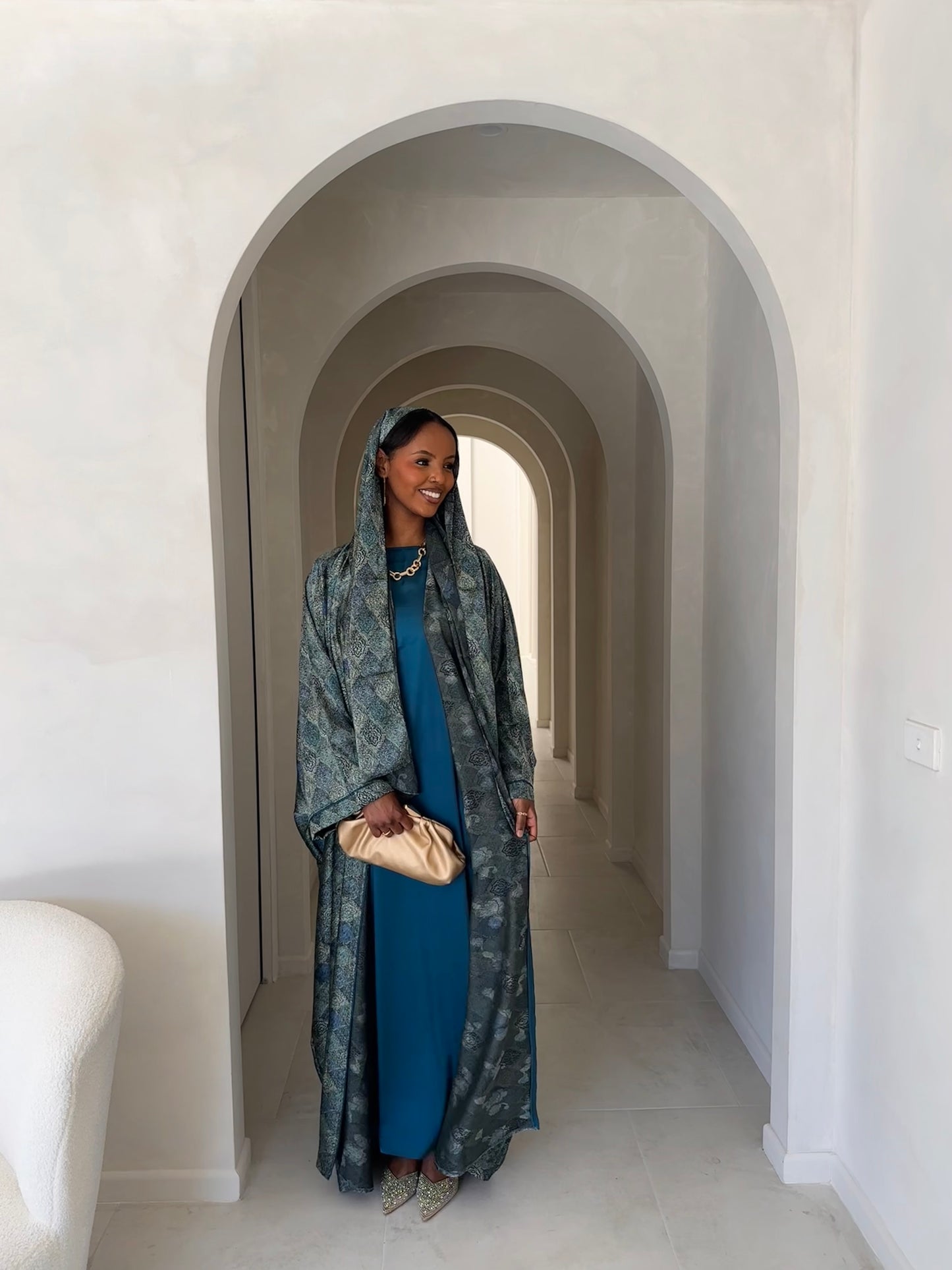 Amani Abaya - Teal