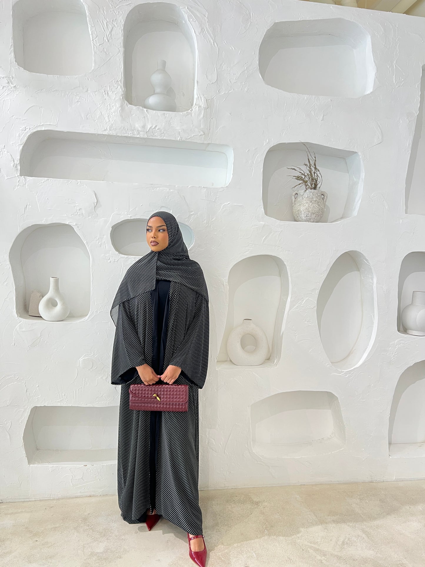 Hana Abaya ~ Noir Duo